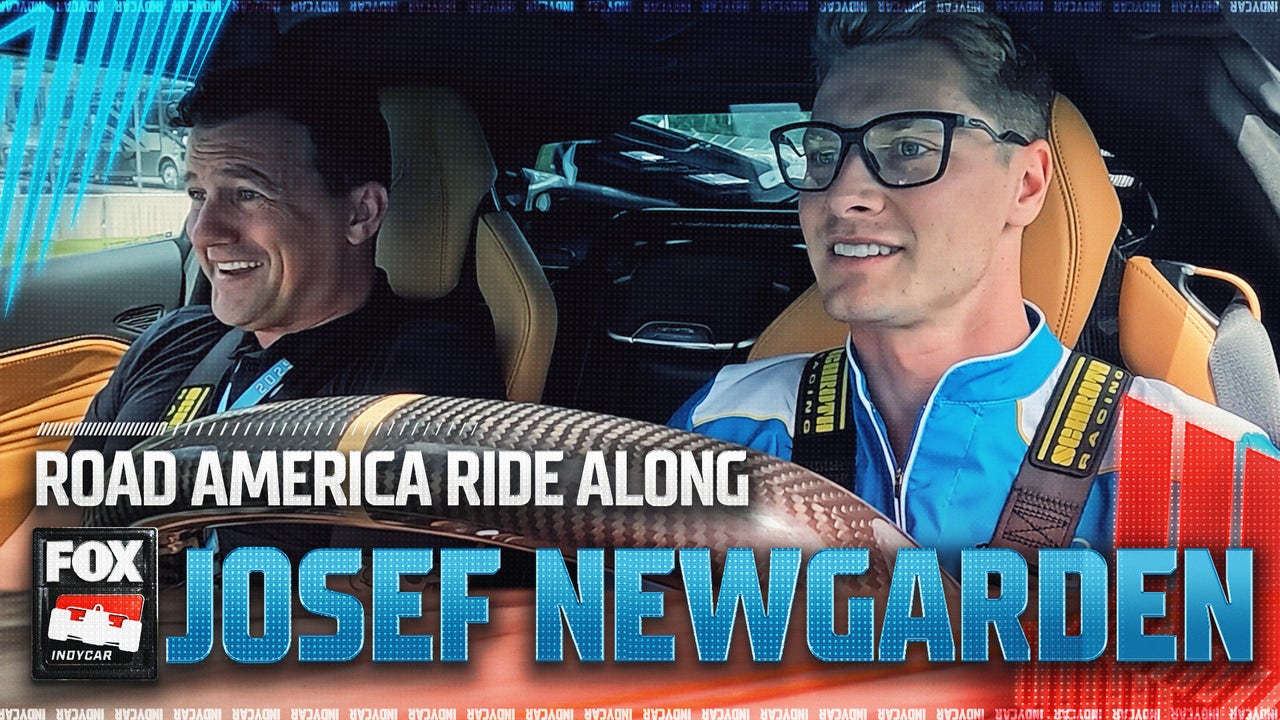 Josef Newgarden takes Will Buxton around Road America track ahead
