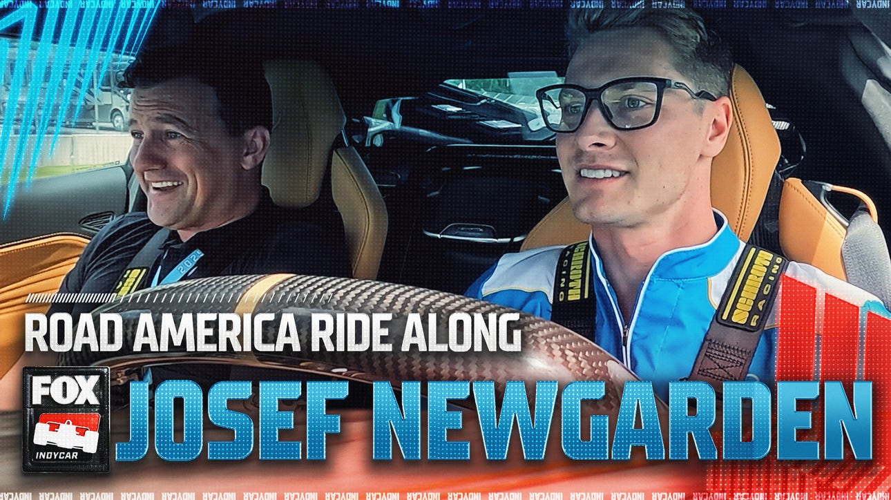 Josef Newgarden takes Will Buxton around Road America track ahead of XPEL Grand Prix