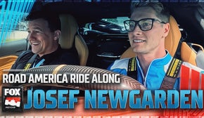 Josef Newgarden takes Will Buxton around Road America track ahead of XPEL Grand Prix
