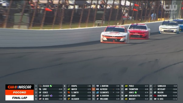FINAL LAP: Connor Zilisch takes checkered flag at Explore the Pocono Mountains 250 | NASCAR on FOX