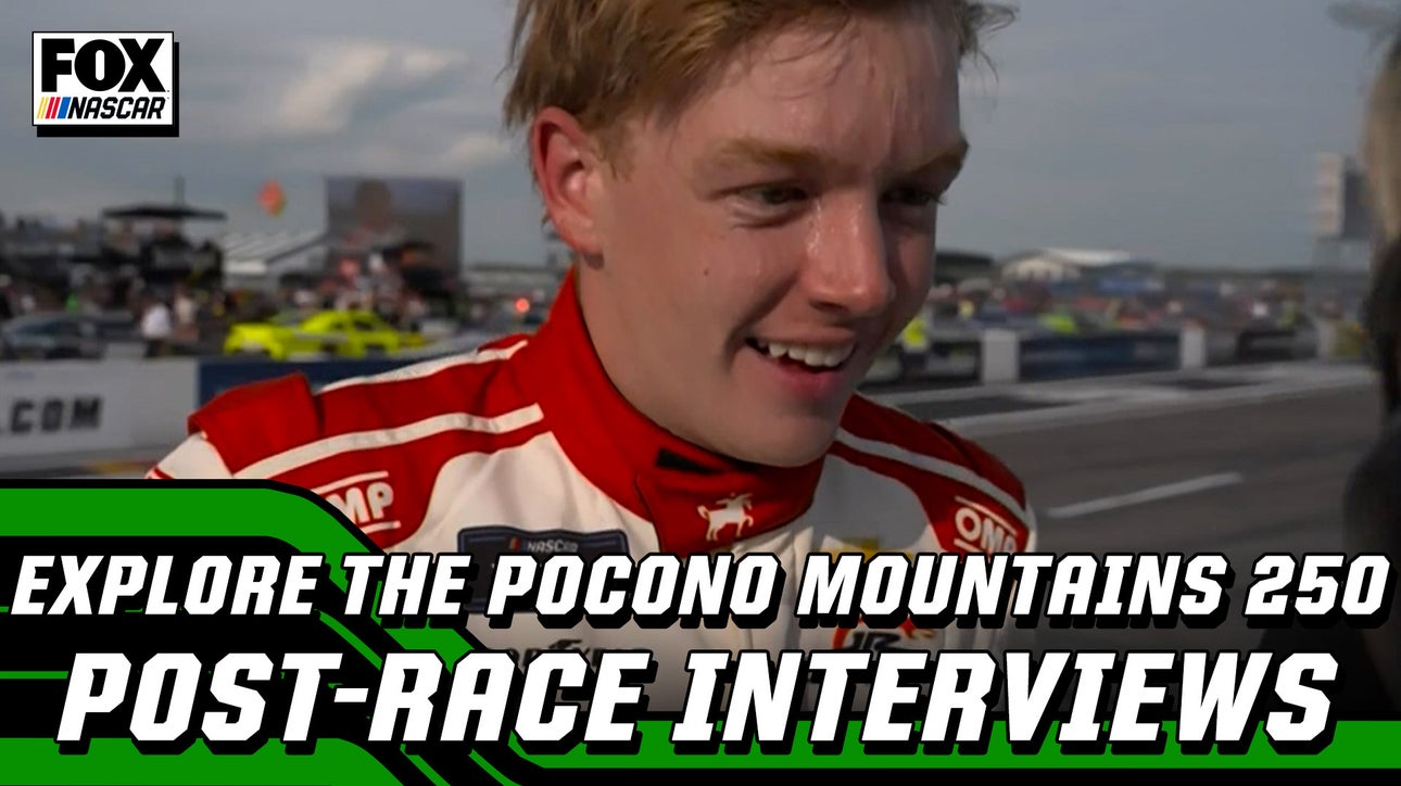 Connor Zilisch, Dale Earnhardt Jr. and more post-race interviews from Pocono | NASCAR on FOX