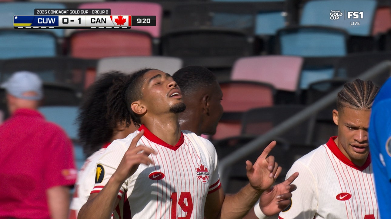 Nathan-Dylan Saliba scores off a rebound to give Canada 1-0 lead over Curacao