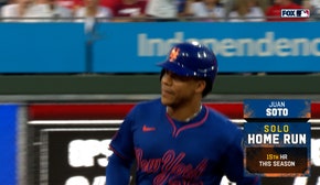 Francisco Lindor, Brandon Nimmo & Juan Soto hit three consecutive homers, giving Mets lead over Phillies