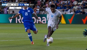 Romell Quioto scores to give Honduras 1-0 lead over El Salvador