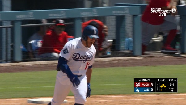 Max Muncy hits grand slam, giving Dodgers lead over Nationals