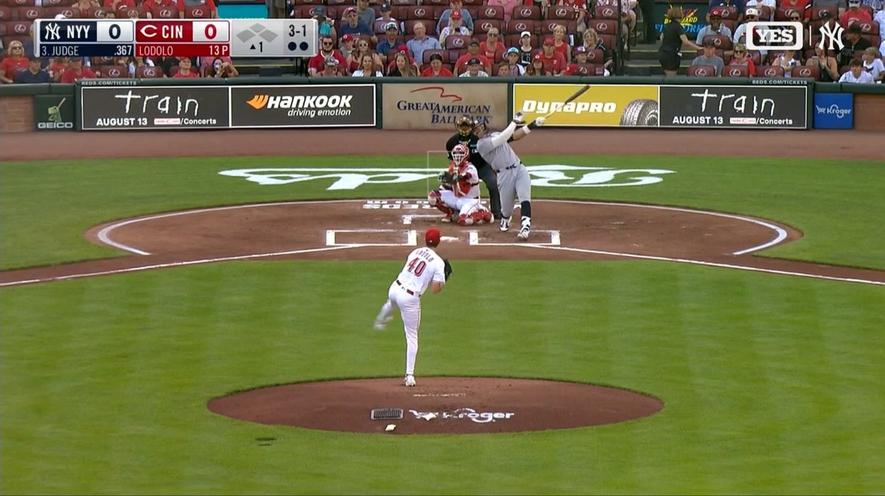 Aaron Judge belts a solo homer as Yankees grab lead over Reds