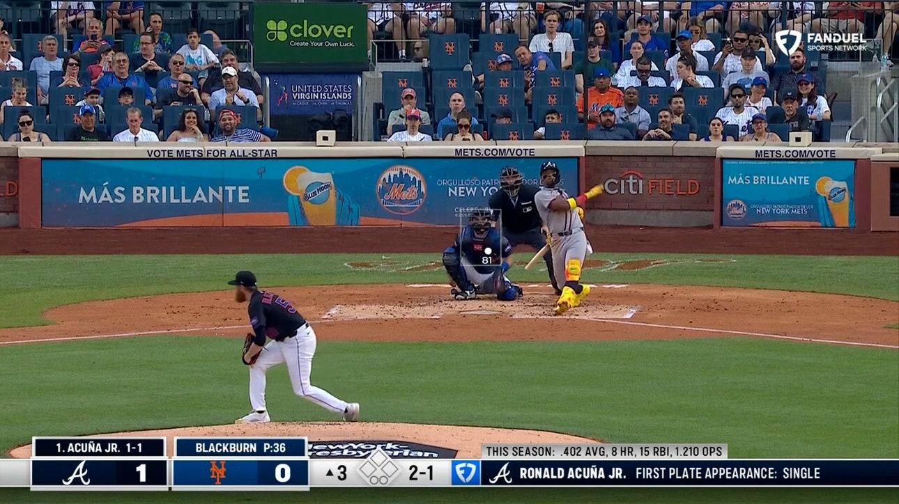 Ronald Acuña Jr. smacks a solo homer to help Braves extend lead over Mets