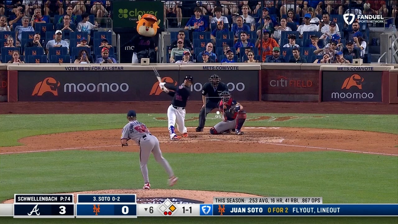 Juan Soto belts a two-run homer as Mets trim deficit vs. Braves