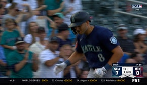 Dominic Canzone rips a solo home run to extend Mariners lead to 7-0 over Twins