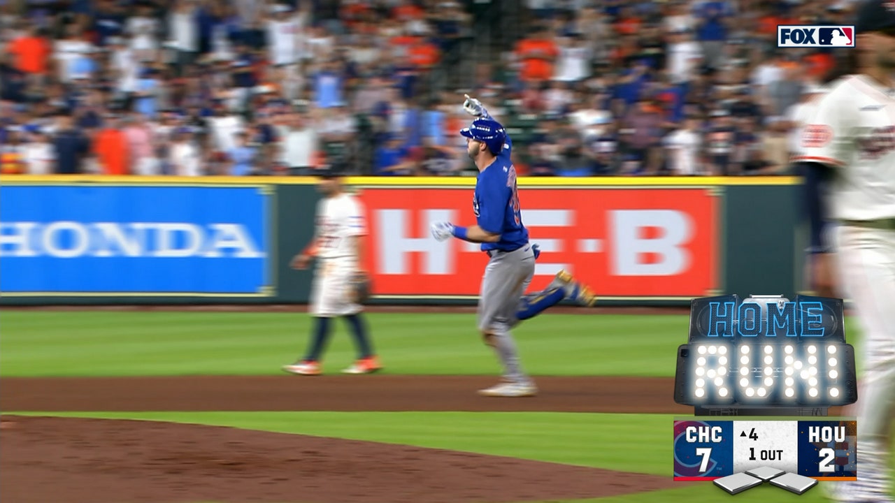Three-Homer 4th inning powers Cubs to 7–2 lead over Astros