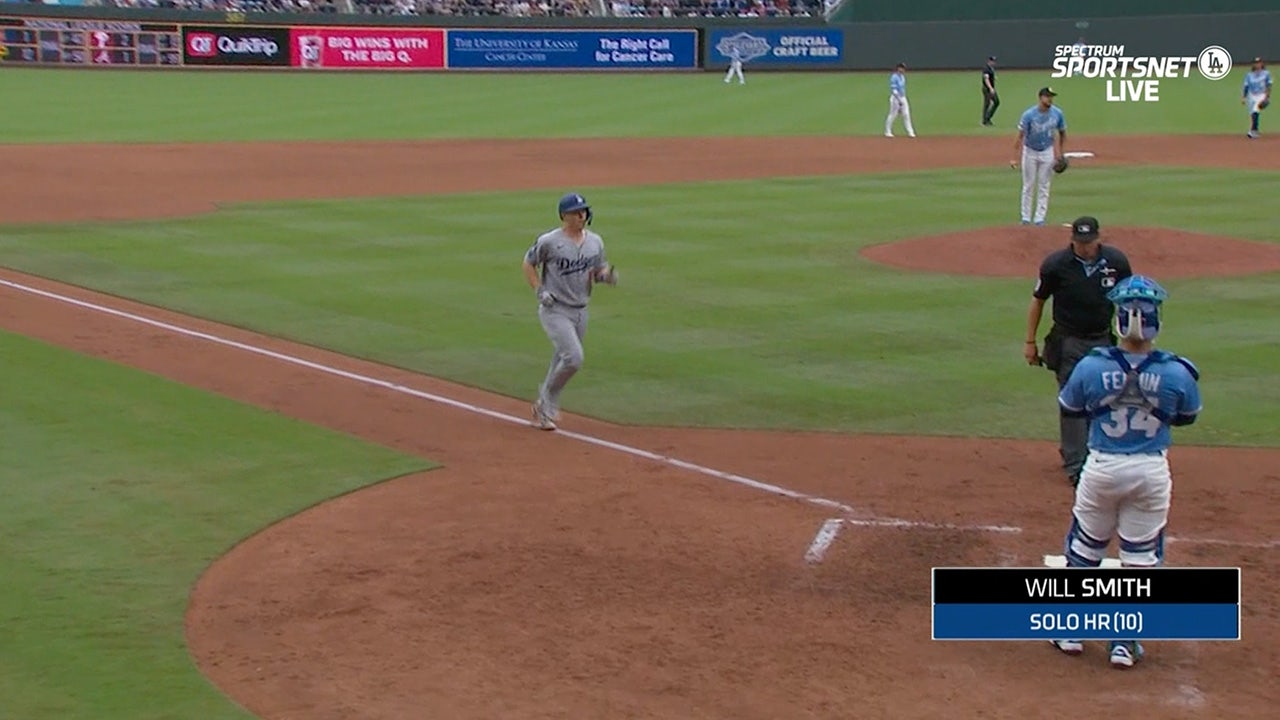 Dodgers' Will Smith hits solo home run vs. Royals
