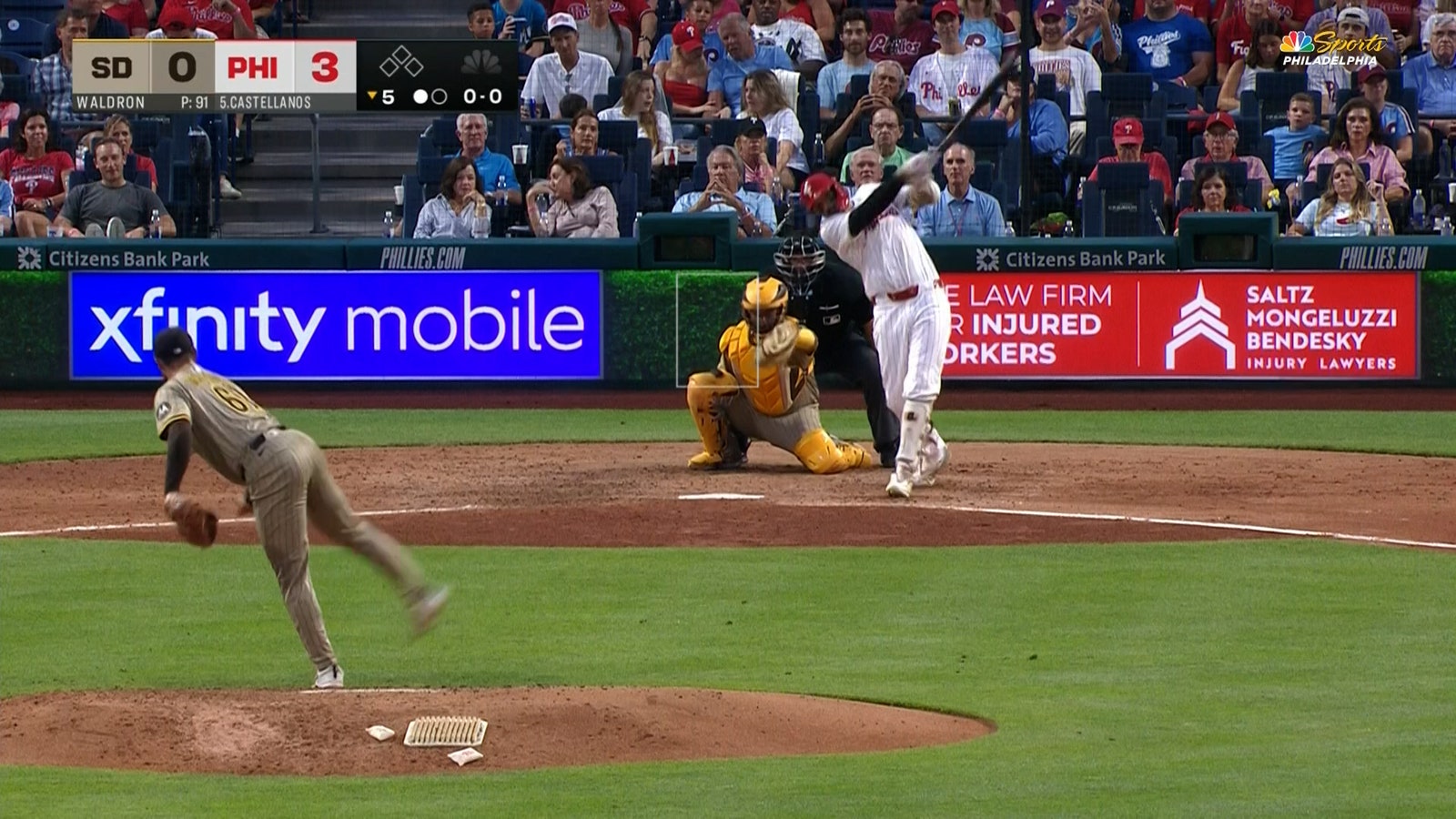 Nick Castellanos goes yard, Phillies extend lead over Padres