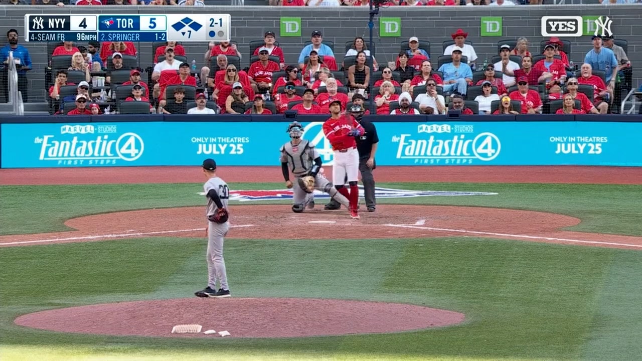 George Springer belts a grand slam to help Blue Jays extend lead over Yankees