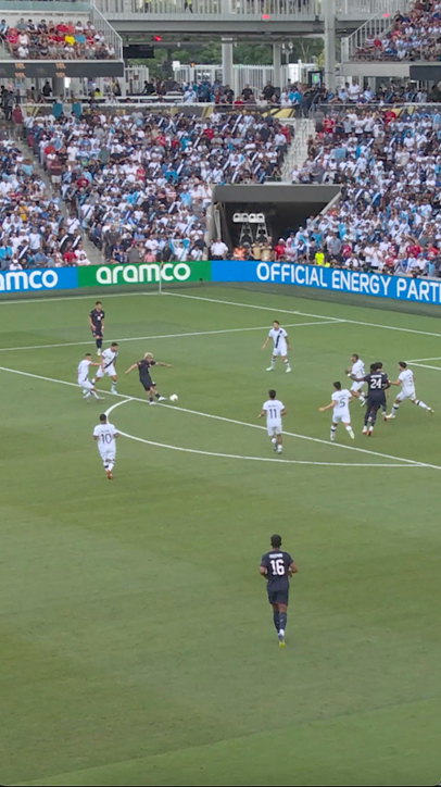 Diego Luna scores his second goal of the game vs. Guatemala 