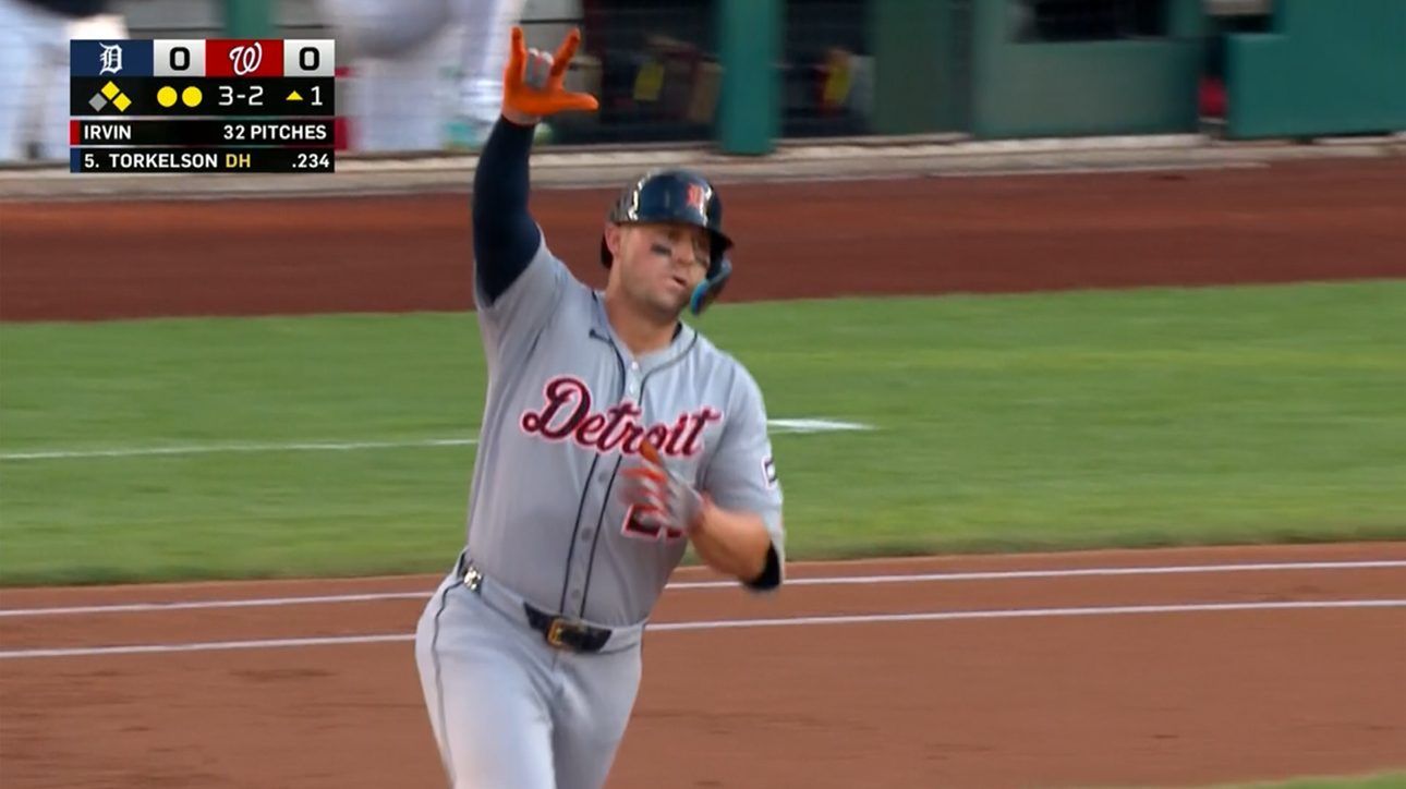 Tigers' Spencer Torkelson crushes three-run HR to get on board vs. Nationals
