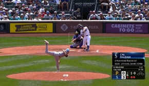 Mariners' Cal Raleigh hits MLB-leading 35th home run of the season vs. Pirates