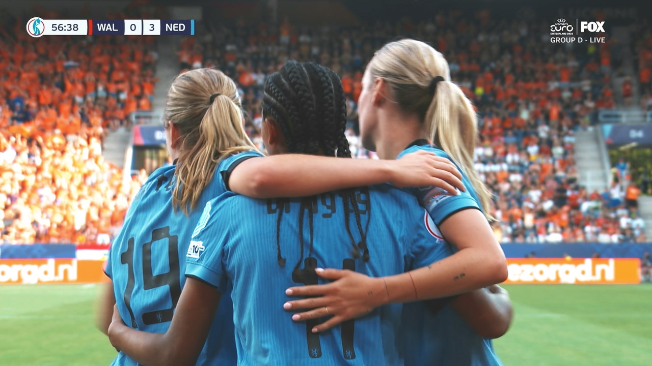 Esmee Brugts goal gives Netherlands 3-0 lead over Wales