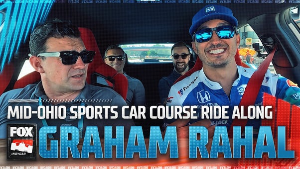 Graham Rahal takes Will Buxton, Townsend Bell & James Hinchcliffe around Mid-Ohio Sports Car Course