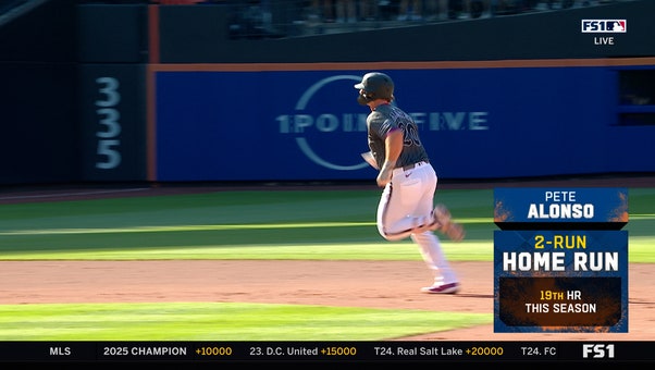 Pete Alonso rips a two-run homer to extend Mets' lead to 7-2 over Yankees