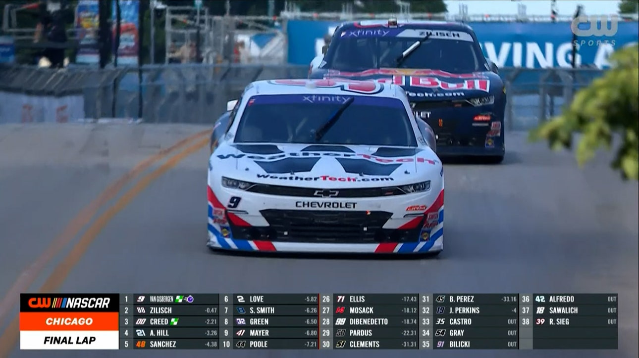 FINAL LAP: Shane Van Gisbergen wins The Loop 110 at Chicago Street Course | NASCAR on FOX