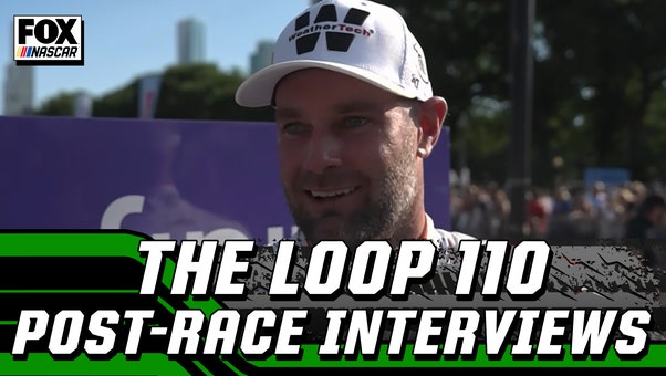 Shane Van Gisbergen and more post-race interviews from Chicago Street Course | NASCAR on FOX