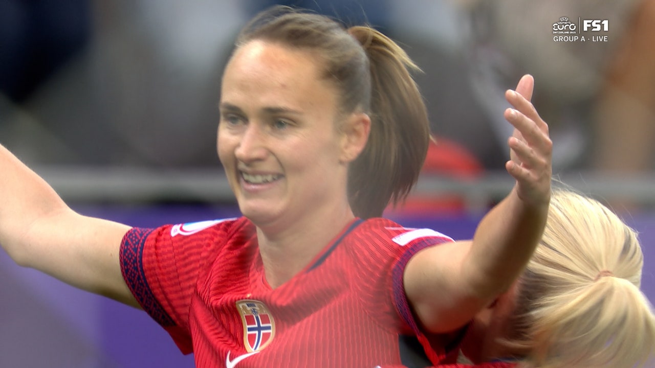 Caroline Graham Hansen's goal off the post gives Norway the lead over Finland