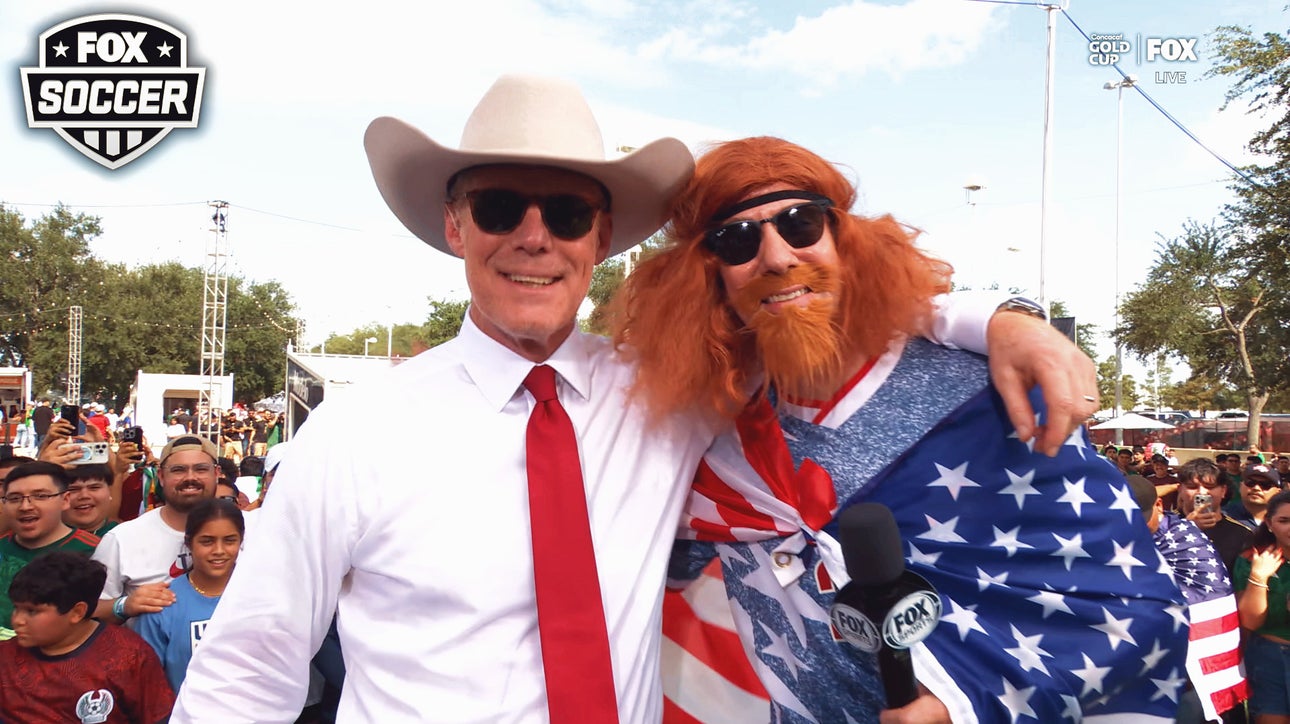 Alexi Lalas meets familiar face ahead of Gold Cup Final | FOX Soccer
