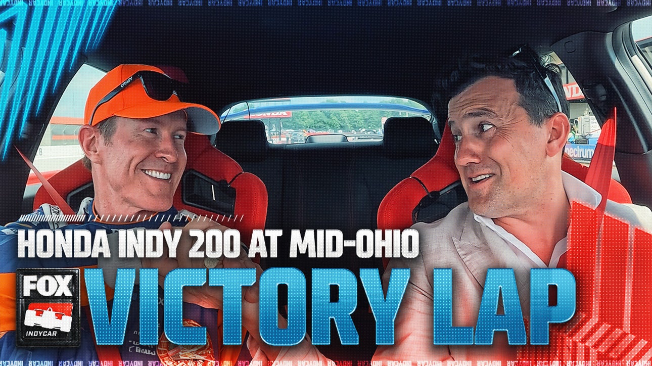 Victory Lap: Scott Dixon on 'pure joy' of winning in front of family at Mid-Ohio | INDYCAR on FOX