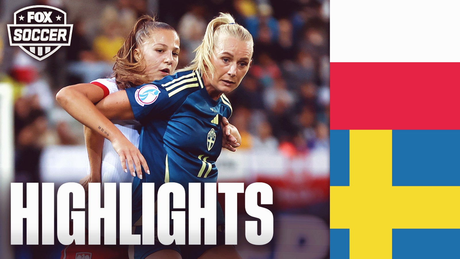 Poland vs. Sweden UEFA Women's Euro 2025 Highlights | FOX Soccer