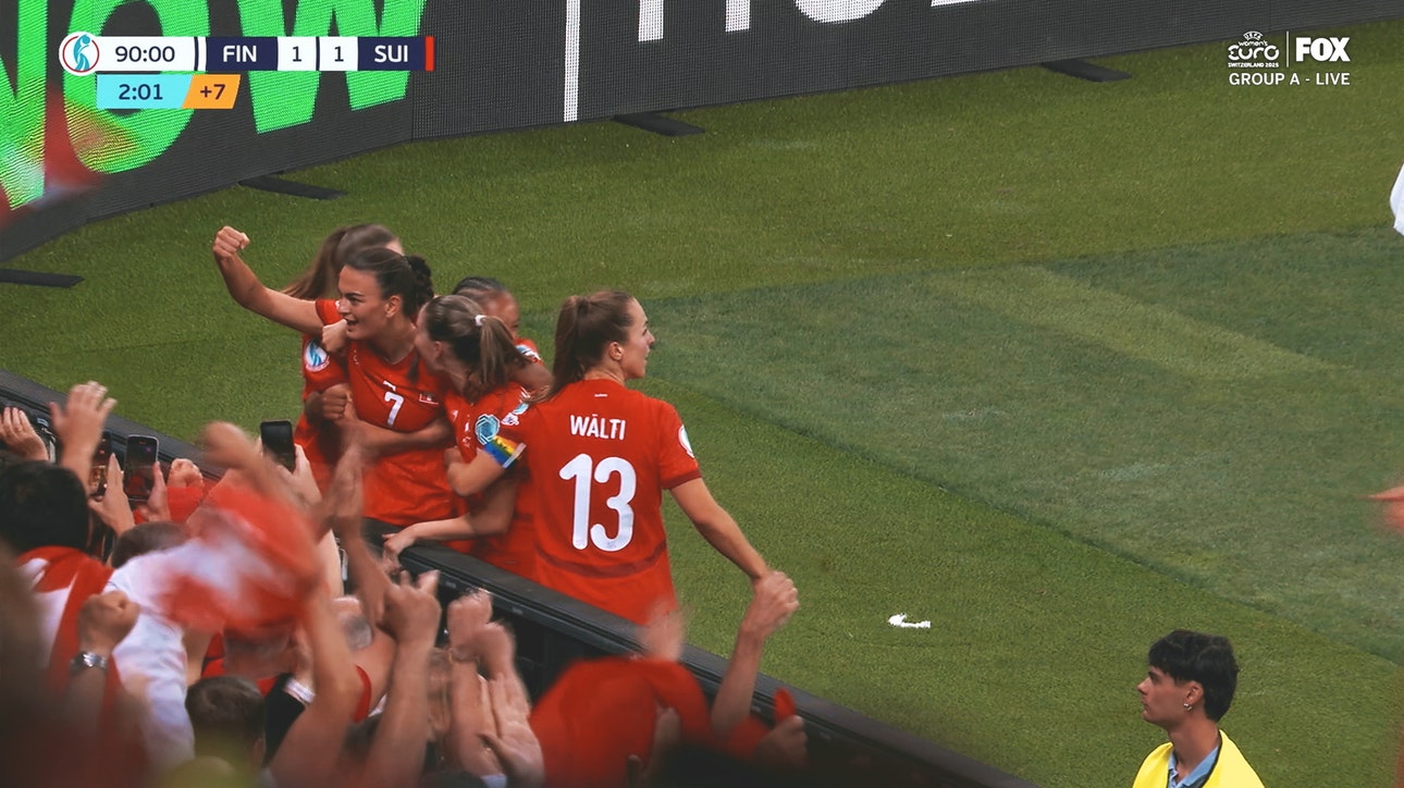 Switzerland advances thanks to Riola Xhemaili's equalizer in stoppage time | UEFA Women's Euro 2025