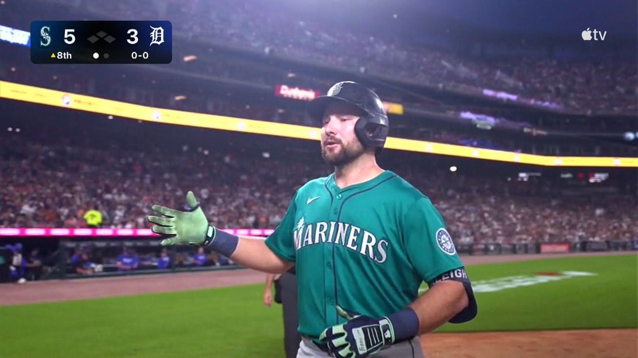 Cal Raleigh hits 37th HR of season to extend Mariners lead over Tigers