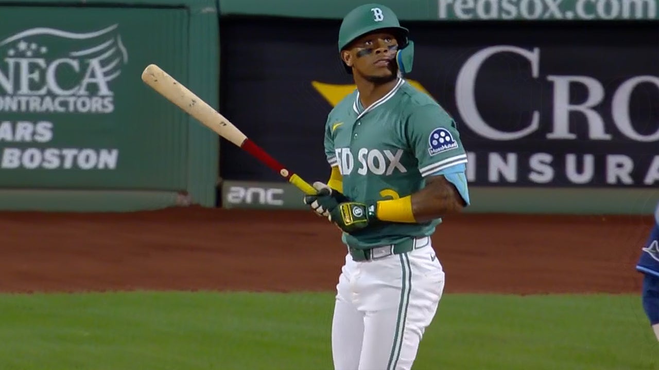 Red Sox's Ceddanne Rafaela hits walk-off HR over green monster to defeat Rays