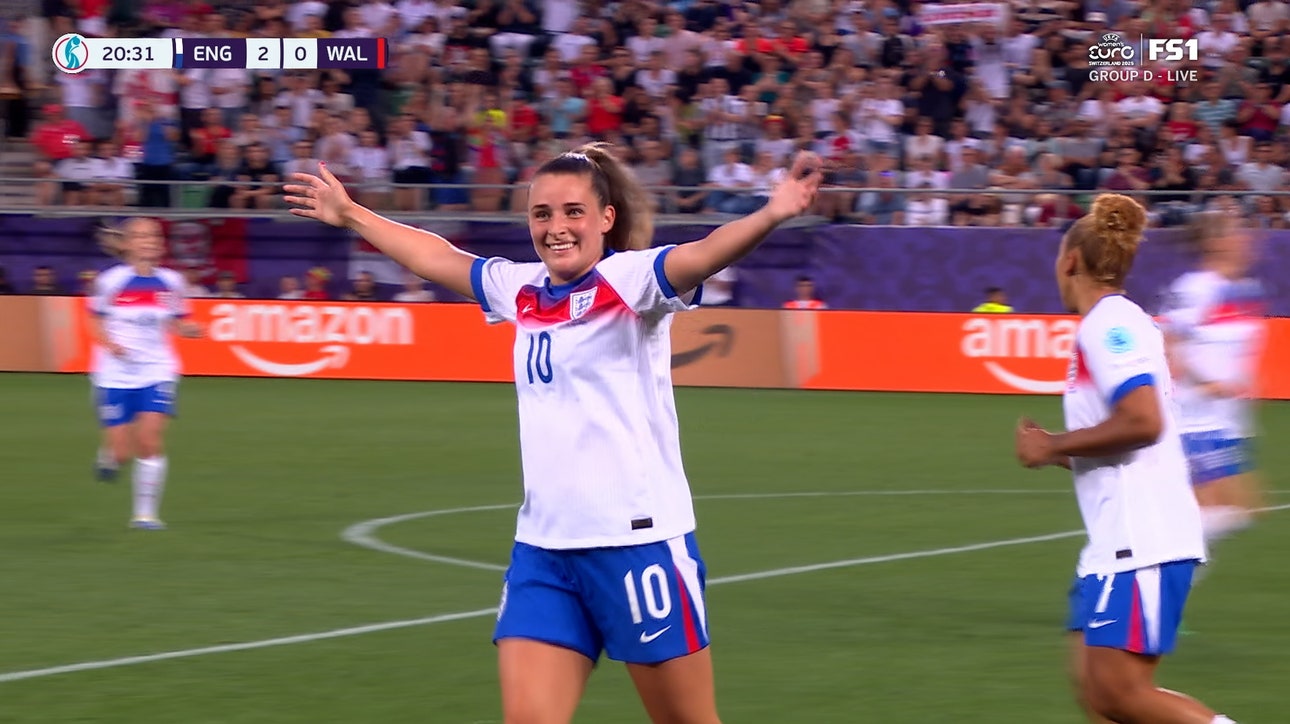 Georgia Stanway & Ella Toone score back-to-back goal, giving England 2-0 lead over Wales