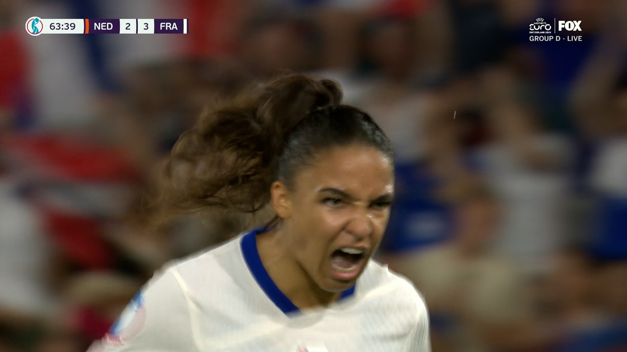 France scores three goals in quick succession, taking a 4-2 lead over Netherlands