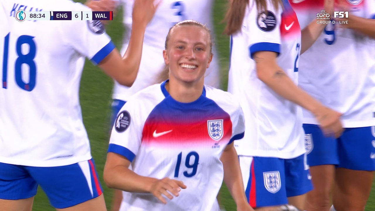 Agnes Beever-Jones' header seals England's 6-1 win over Wales