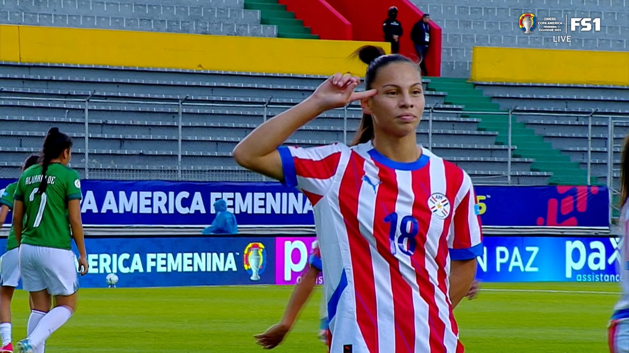 Claudia Martínez Ovando finds the back of the net to give Paraguay 1-0 lead over Bolivia