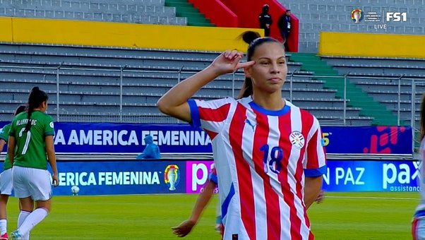 Claudia Martínez Ovando finds the back of the net to give Paraguay 1-0 lead over Bolivia