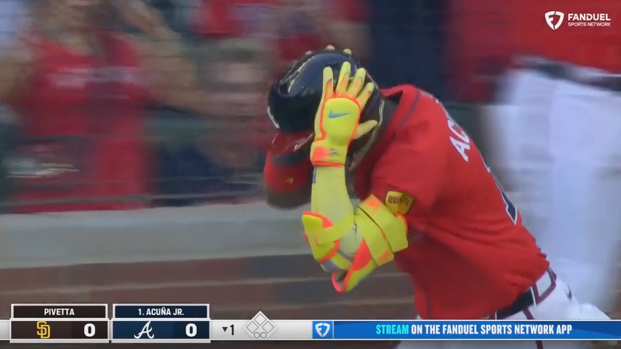 Ronald Acuña hits 467-foot home run to give Braves an early lead over Padres