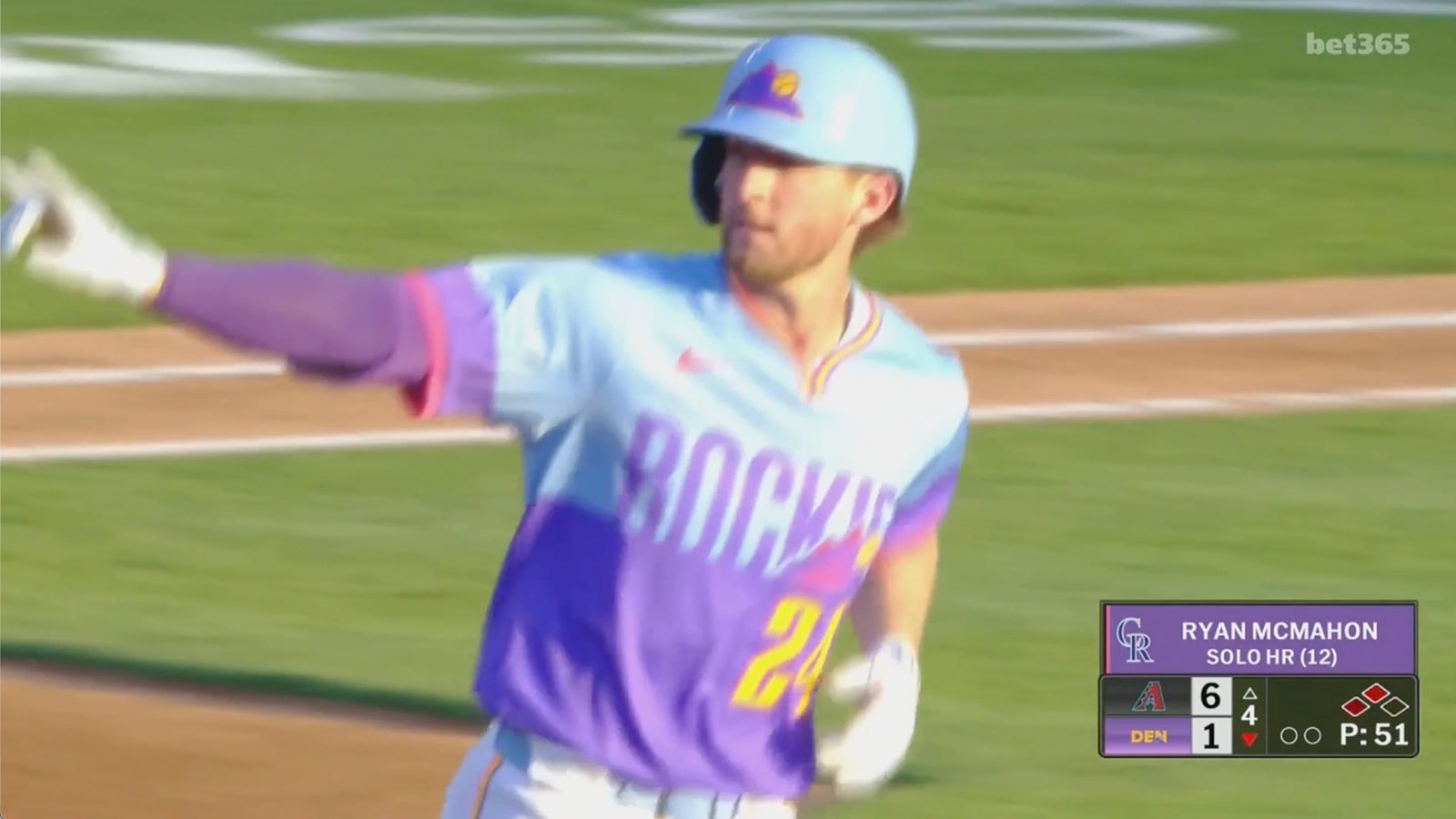 Rockies' Ryan McMahon Rips 467-Foot HR vs. Diamondbacks
