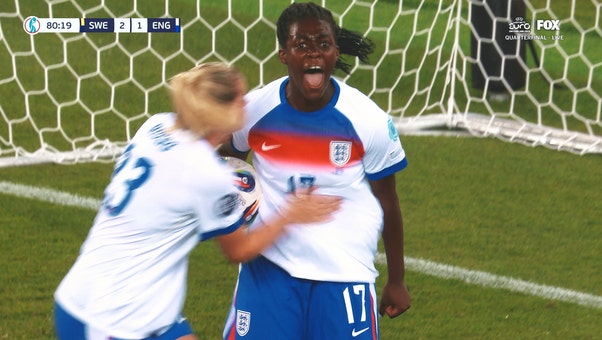 England score back-to-back goals to equalize against Sweden