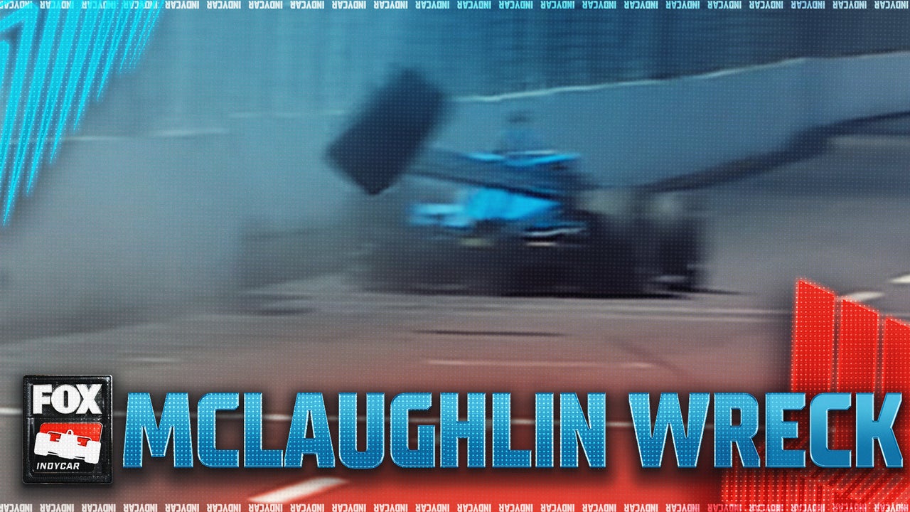 Scott McLaughlin wrecks on lap 4 at Toronto | INDYCAR on FOX