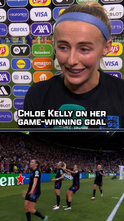 Chloe Kelly speaks on game-winning goal to send England to Finals | UEFA Women's Euro 2025