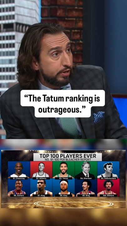 Nick Wright reacts to Jayson Tatum being ranked as the 93rd best NBA player ever