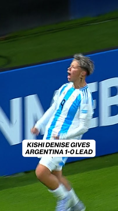 Kishi Núñez scores to give Argentina 1-0 lead over Ecuador
