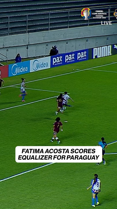 Fátima Acosta scores to bring Paraguay level against Venezuela