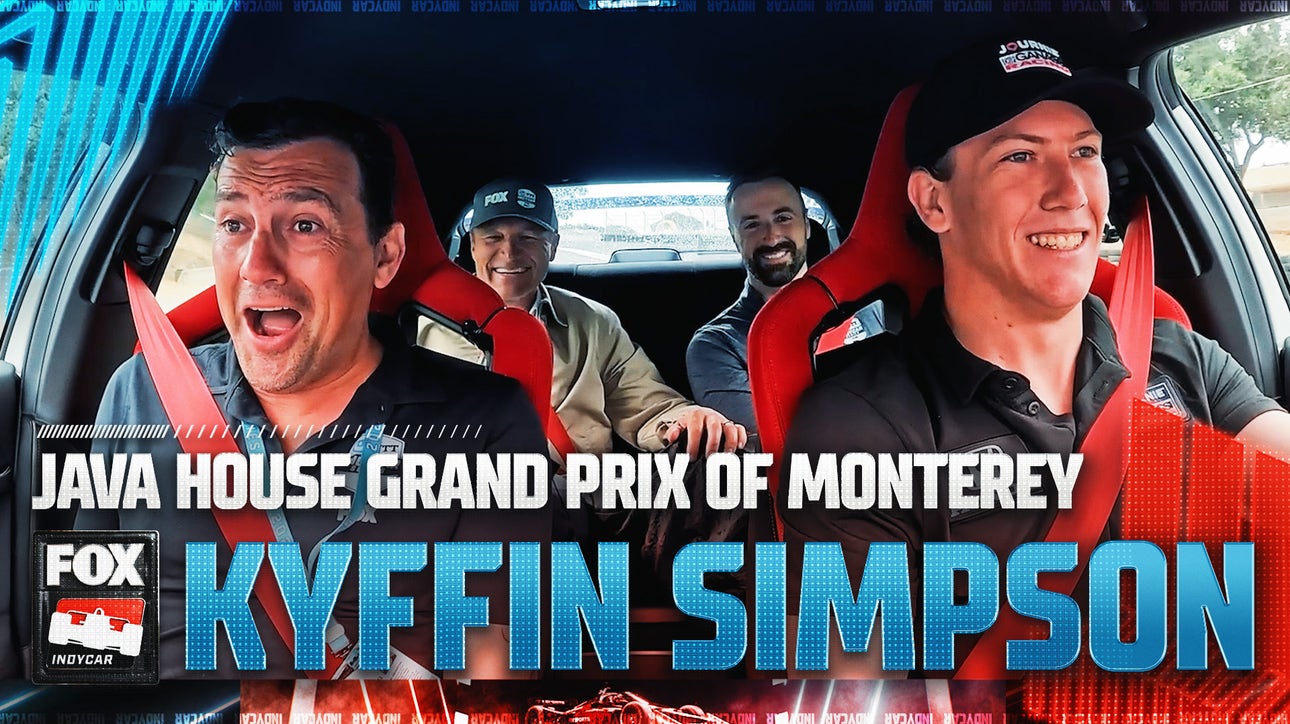 Kyffin Simpson takes Will Buxton around Laguna Seca before Grand Prix of Monterey