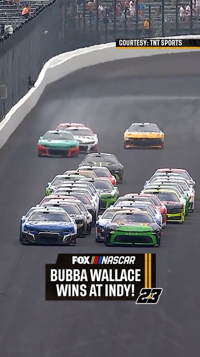 Bubba Wallace wins Brickyard 400 in overtime