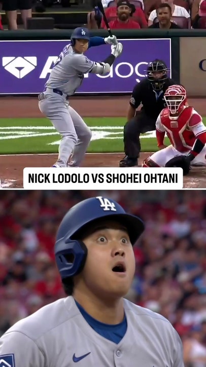 Reds' Nick Lodolo strikes out Dodgers' Shohei Ohtani three times tonight
