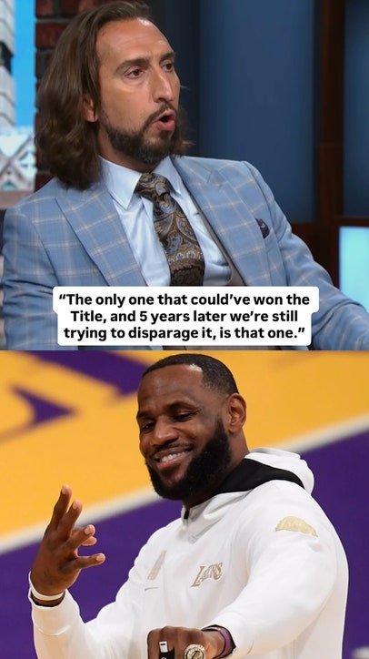 Chris Broussard to Nick Wright: 'Not everything is about LeBron.' Nick thinks Lakers Bubble Title conversation is 
