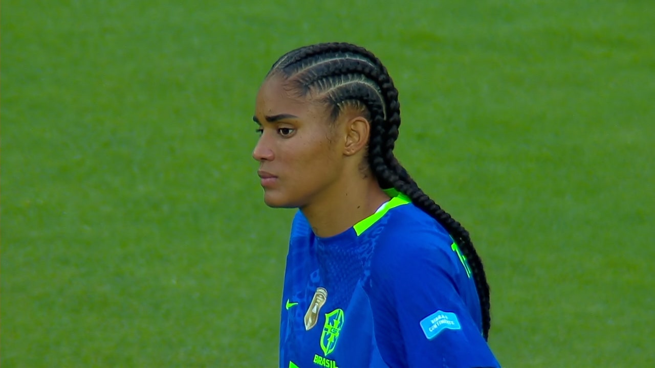 Brazil's Tarciane Lima scores an own goal to give Colombia a 2-1 lead